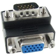 مبدل .چنجر 15پین VGA نروماده 90^